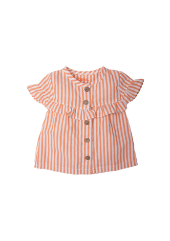 Bess BLOUSE STRIPED-ORANGE PARADISE