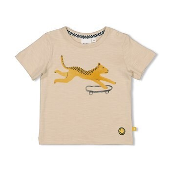 Feetje T-shirt - Checkmate - tijger