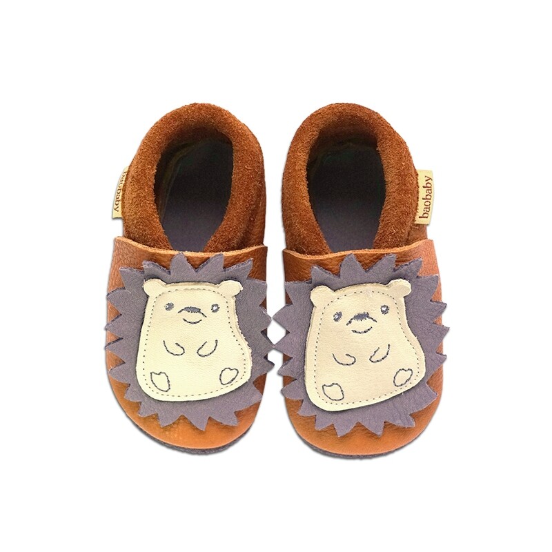 Baobaby babyschoentjes met zachte zool Spikey curry