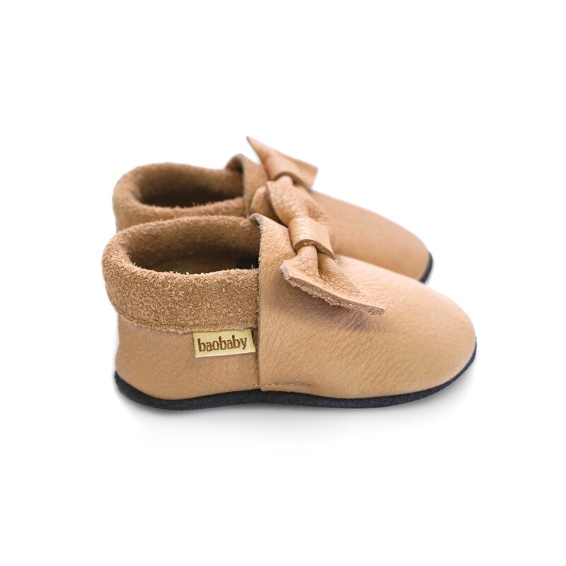 Baobaby babyschoentjes met zachte zool Pirouette poeder