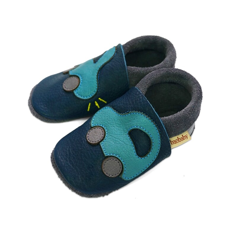 Baobaby babyschoentjes met zachte zool Buggy navy