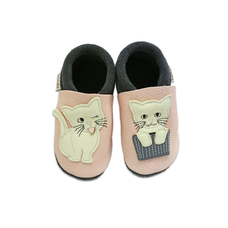 Baobaby babyschoentjes met zachte zool Cat’s Kiss roze