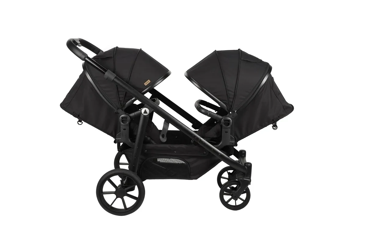 Duo wagen 2Combi zwart