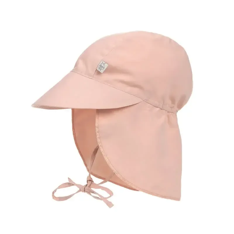 Sun protection flap hat pink