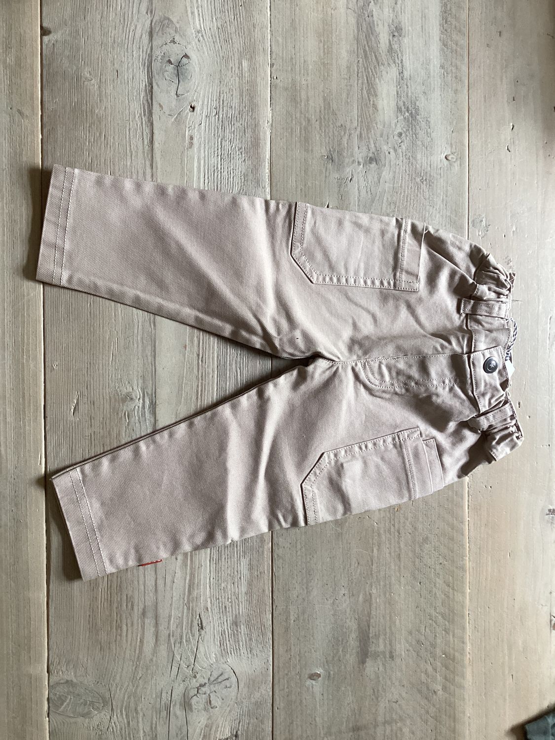 Bess broek met zakjes beige 74