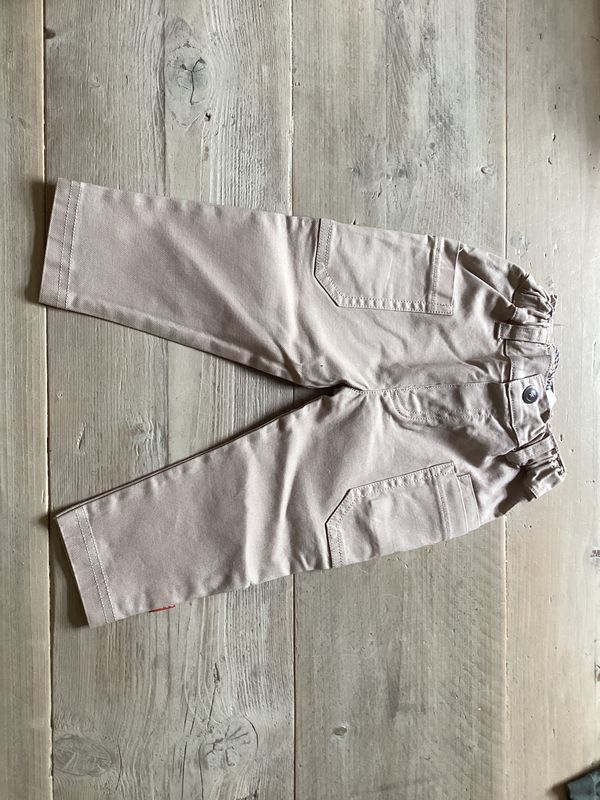 Bess broek met zakjes beige 74