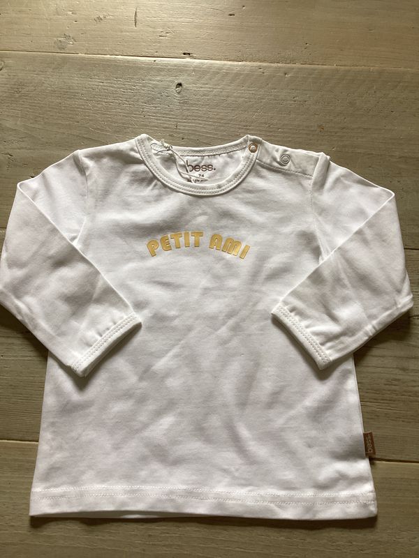 Witte T-shirt petit ami 74