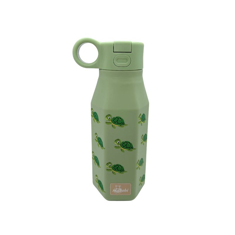 Mabebi Akron drinkfles | Schildpad | Groen