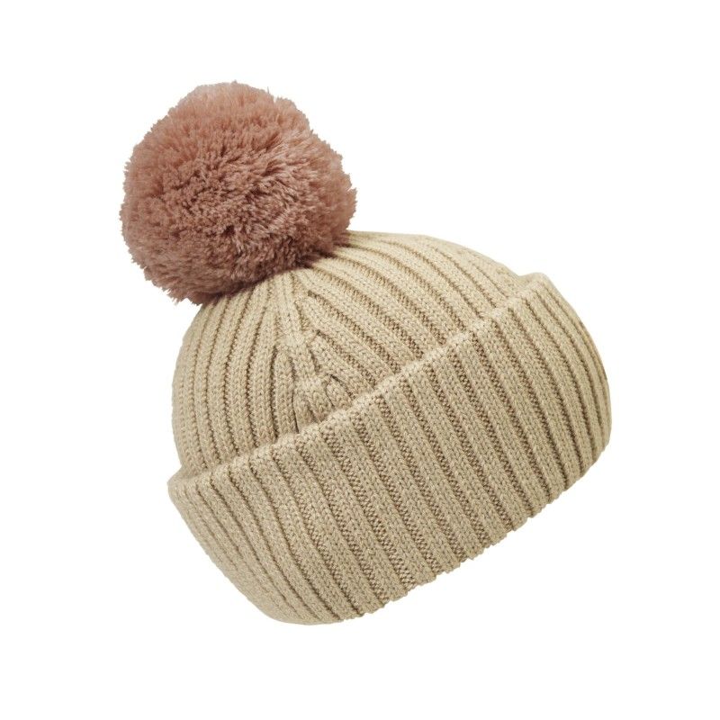 Elodie Wollen Beanie Pure Khaki - 6-12m en 3 tot 100 jaar