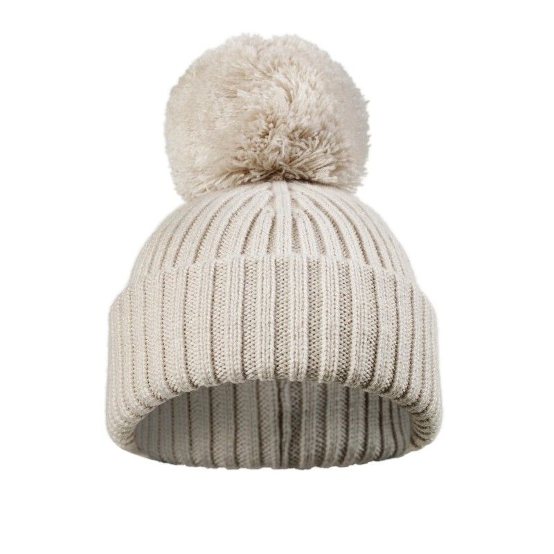 Elodie Wollen Beanie Creamy White - 3-100 year