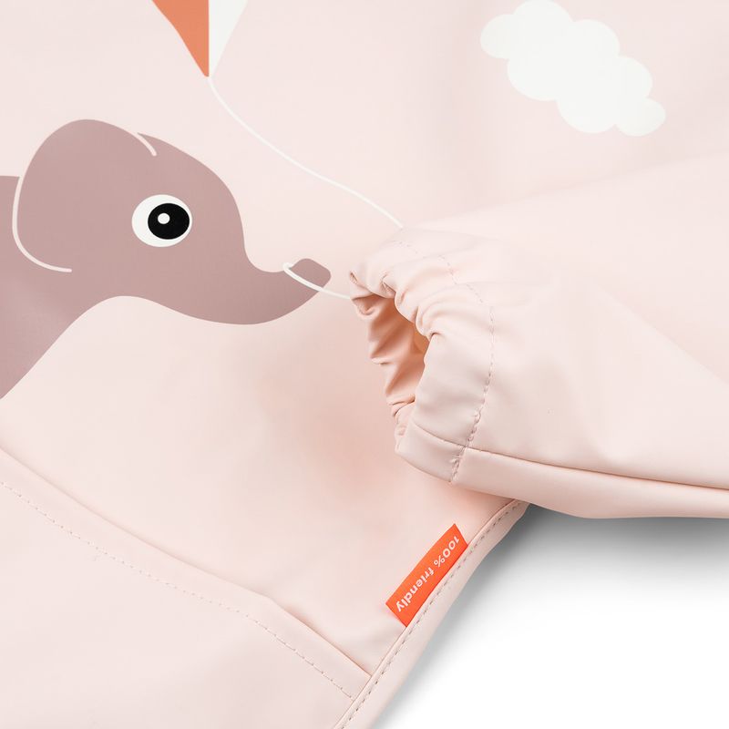 Done by Deer - Sleeved pocket bib Playground Powder (per 1 pcs)