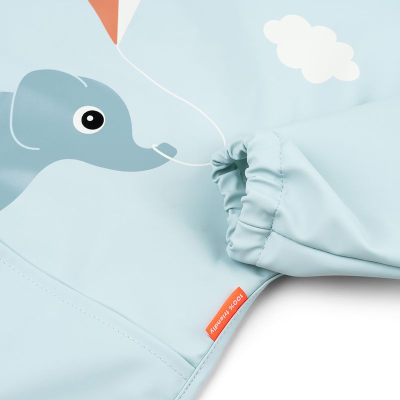 Done by Deer - Sleeved pocket bib Playground Blue (per 1 pcs)