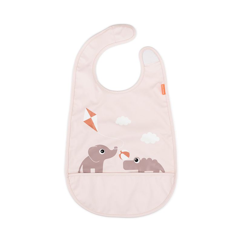 Done by Deer - Bib w/velcro Playground Powder (per 1 pcs)