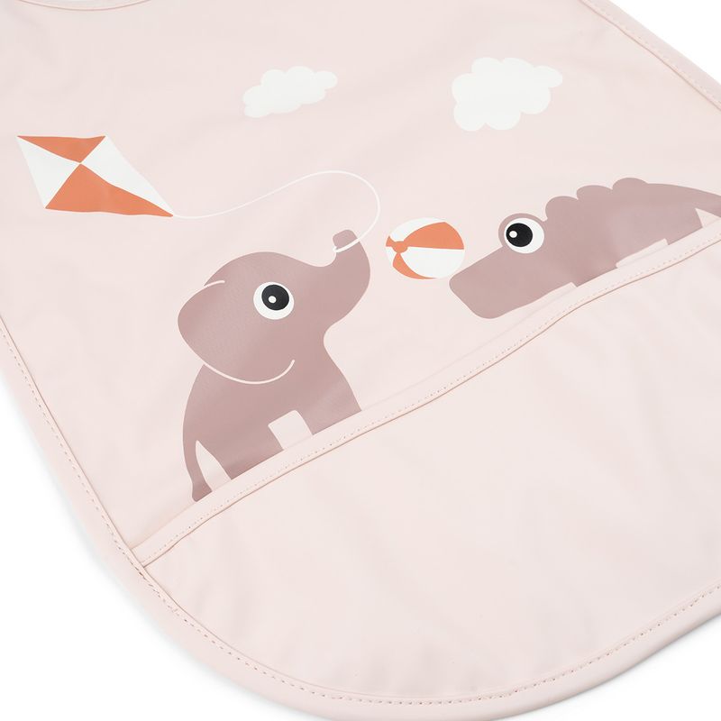 Done by Deer - Bib w/velcro Playground Powder (per 1 pcs)