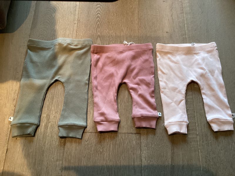 Little dutch legging olijf-pink-dark pink