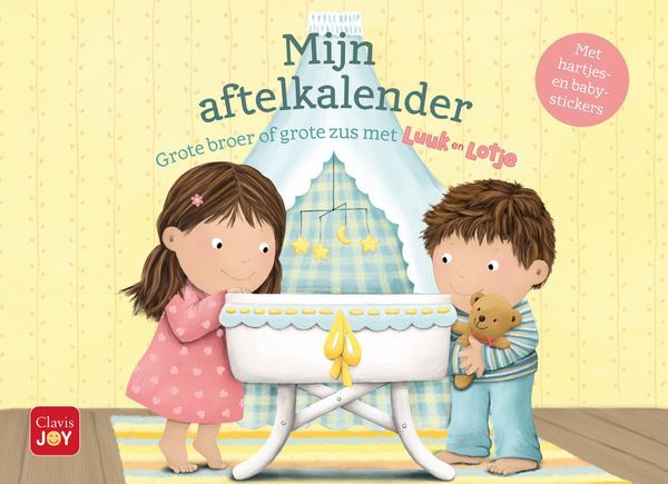 Grote broer en kleine zus. Aftelkalender
