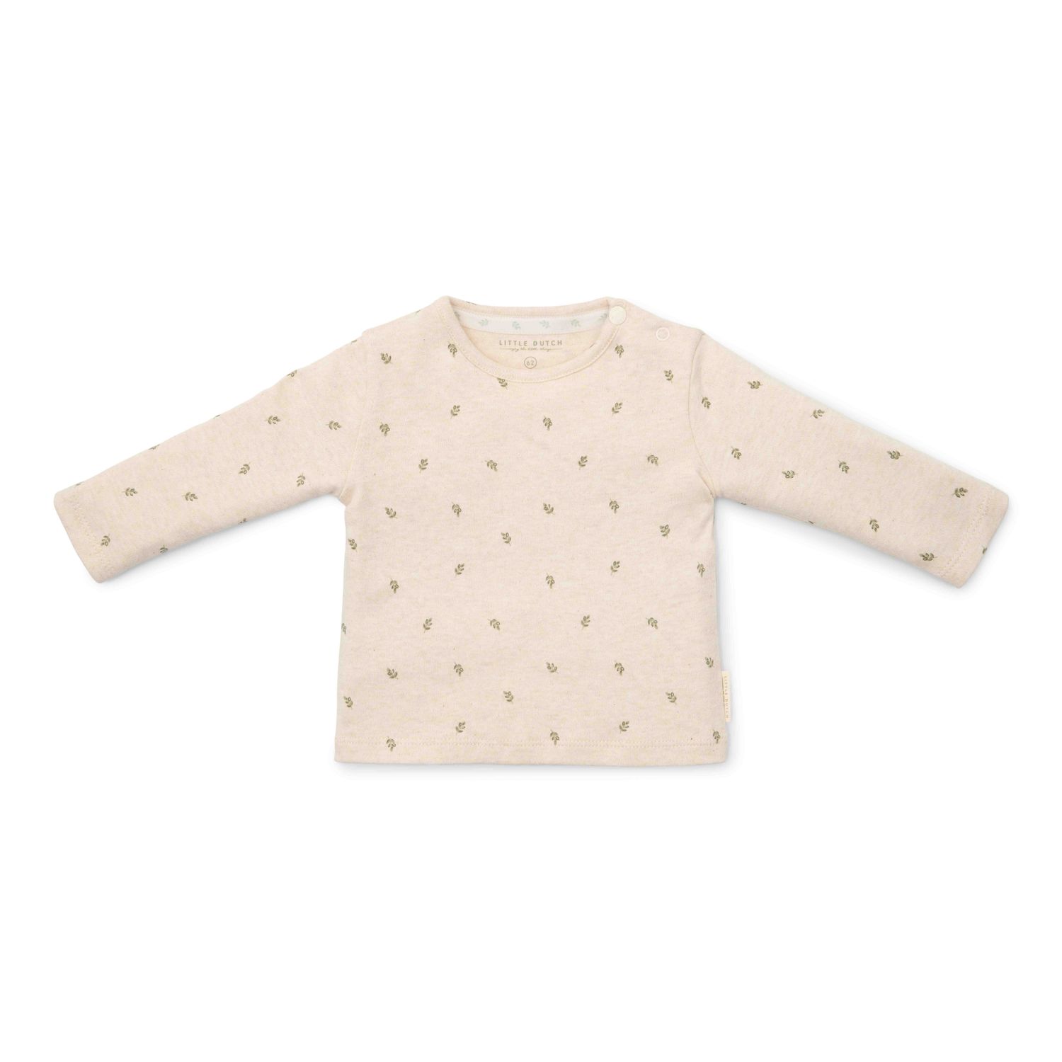 Little Farm T-shirt lange mouw Green Leaves