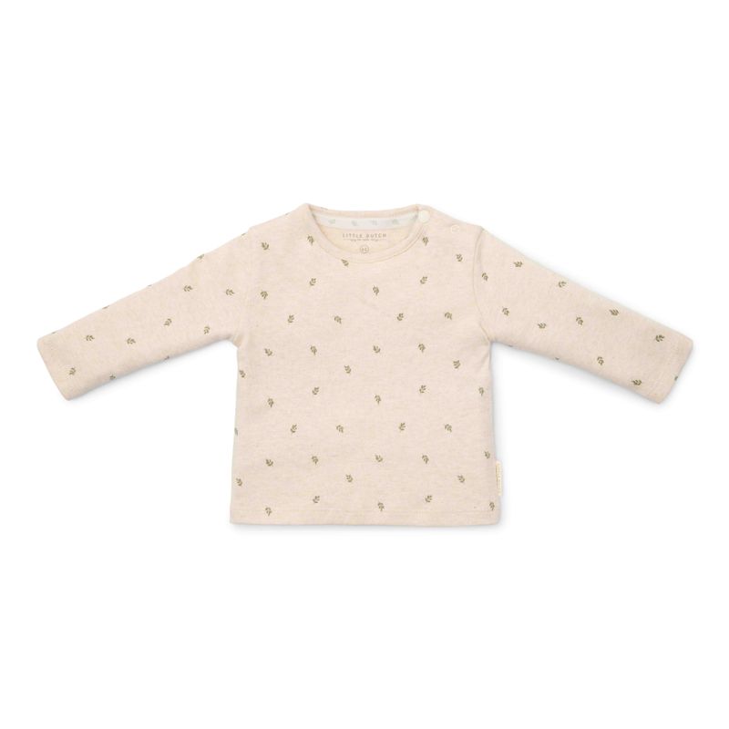 Little Farm T-shirt lange mouw Green Leaves