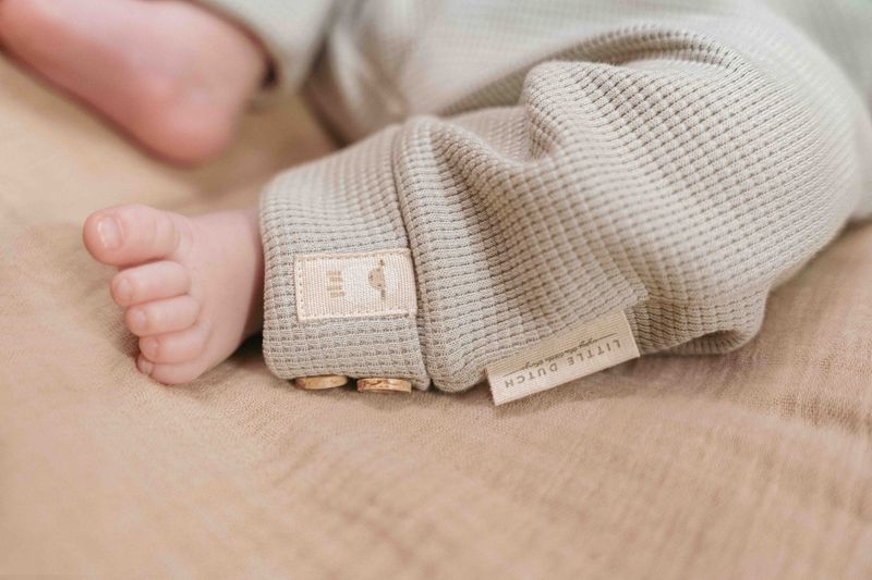 Little Farm Broek Waffle Soft Green