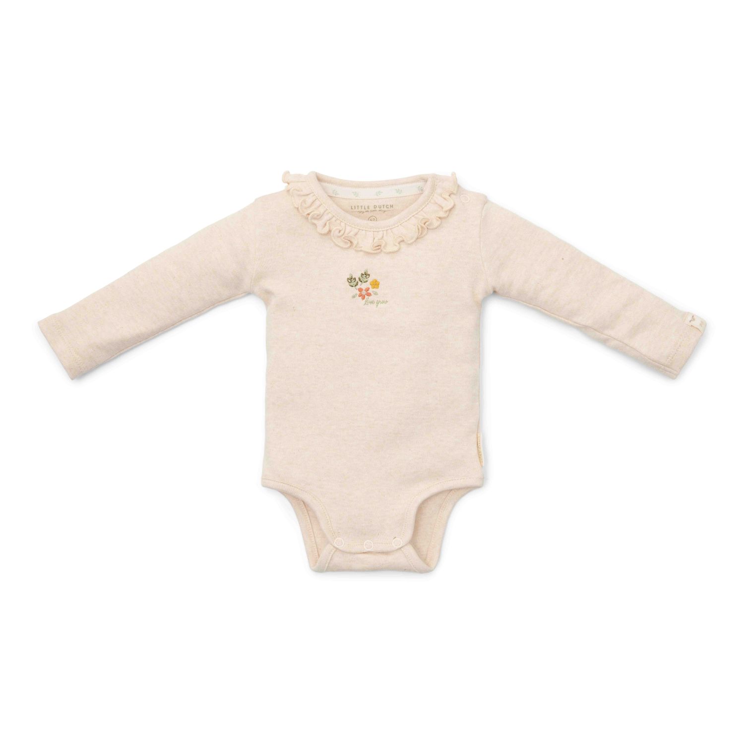 Little Farm Romper lange mouw Sand Melange