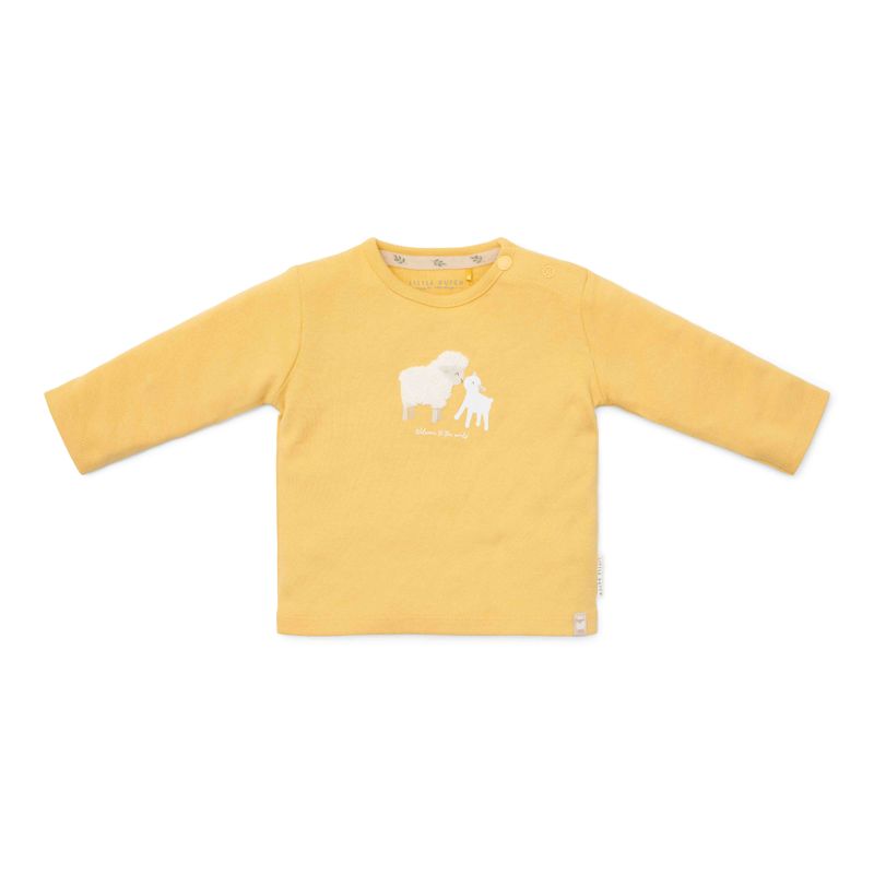 Little Farm T-shirt lange mouw Warm Yellow