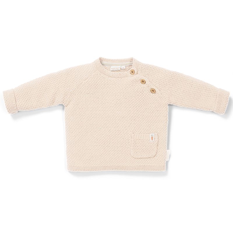 Little dutch Newborn Naturals Gebreide trui Sand