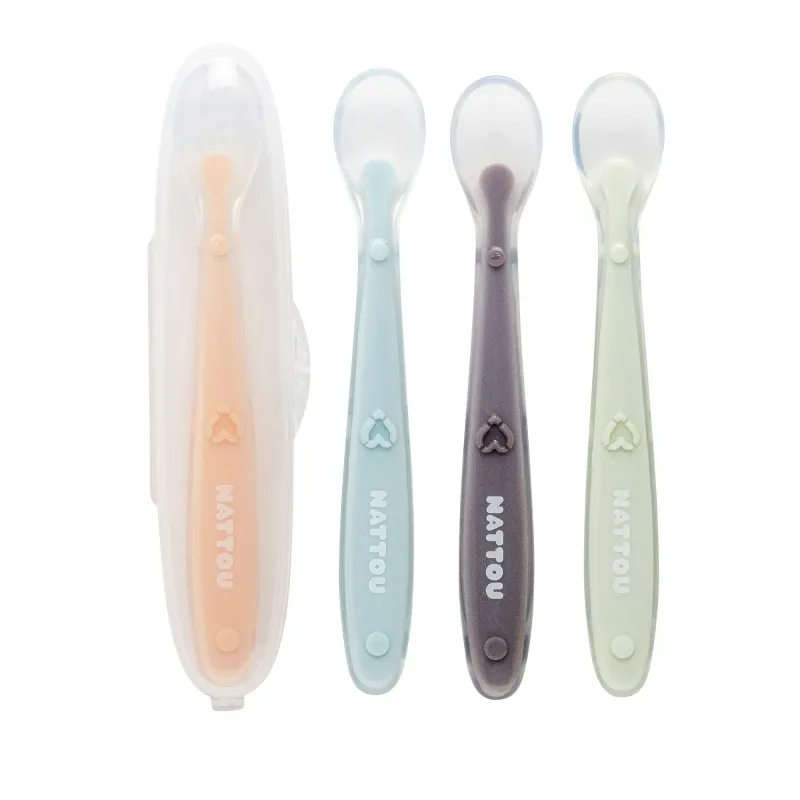 Nattou Lepels Silicone Set voor Kinderen 4 Stuks