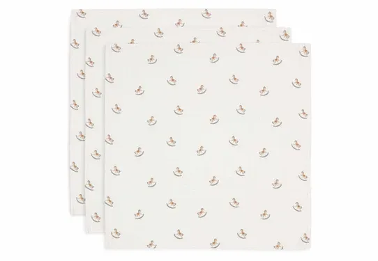 Hydrofiele Doek Small 70x70cm - Nostalgic Ride - 3 Stuks