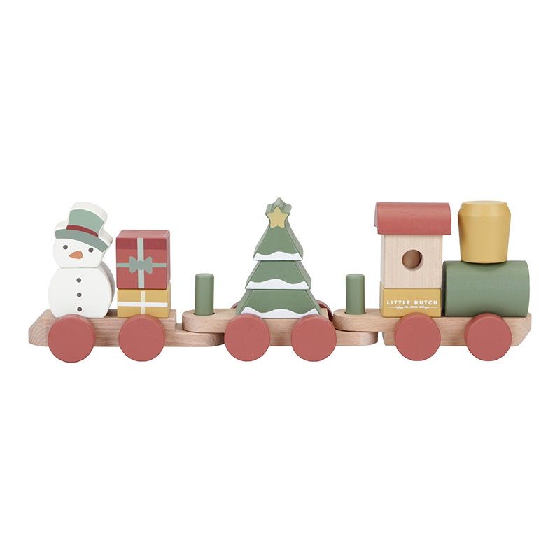 Little dutch Stapeltrein Kerst