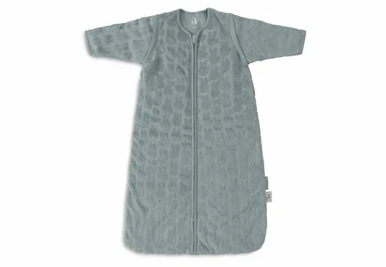 Babyslaapzak met afneembare mouwen 90cm Nijntje Jacquard - Zeegroen