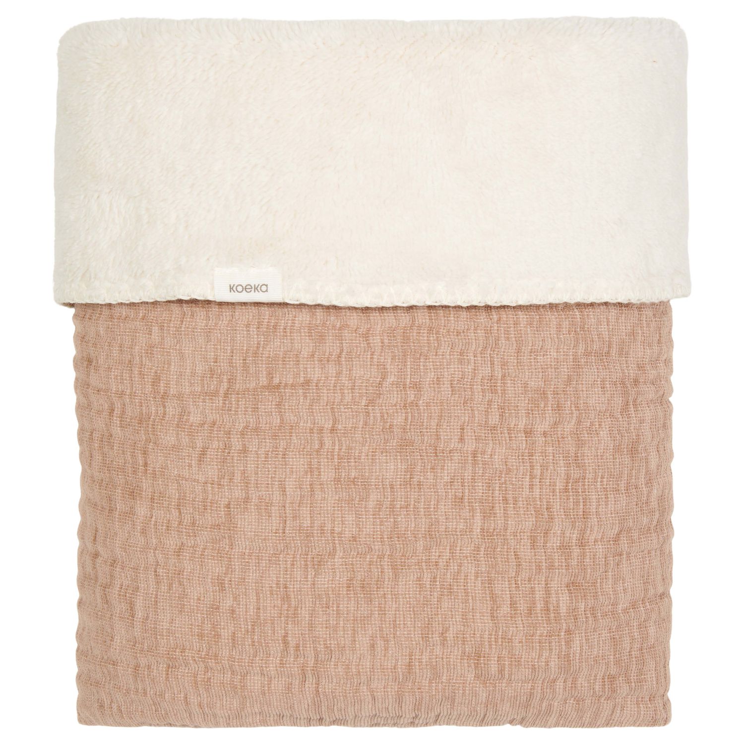 Koeka Ledikantdeken Teddy Rivoli caffe