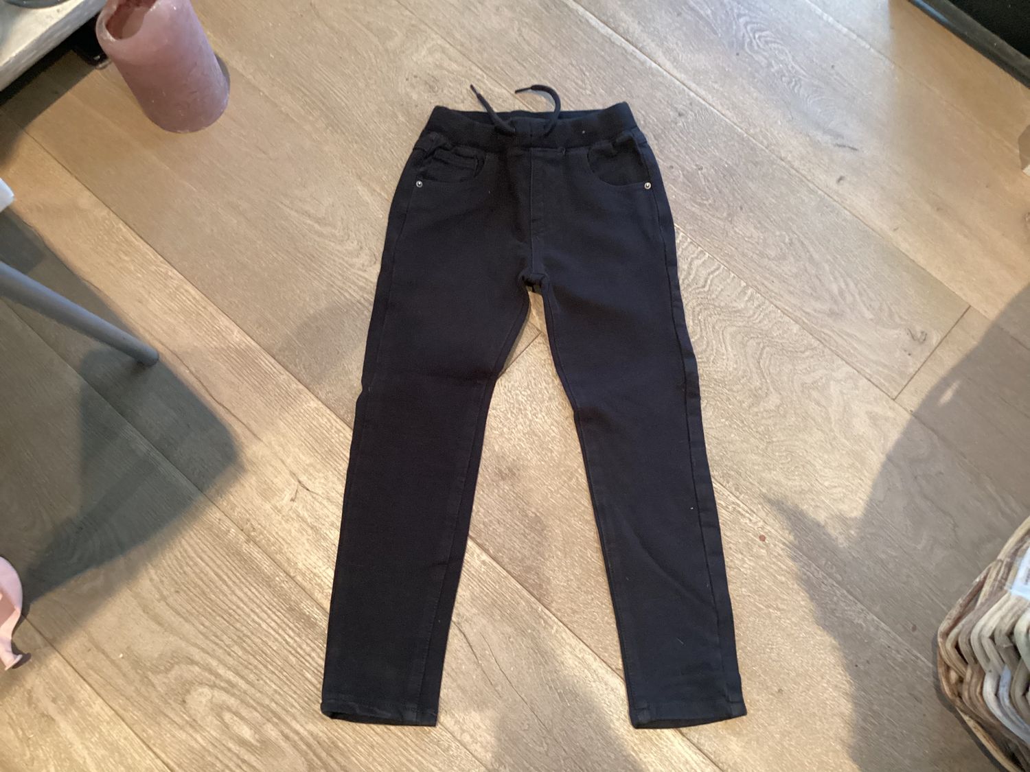 Losan zwarte rekbare jeans