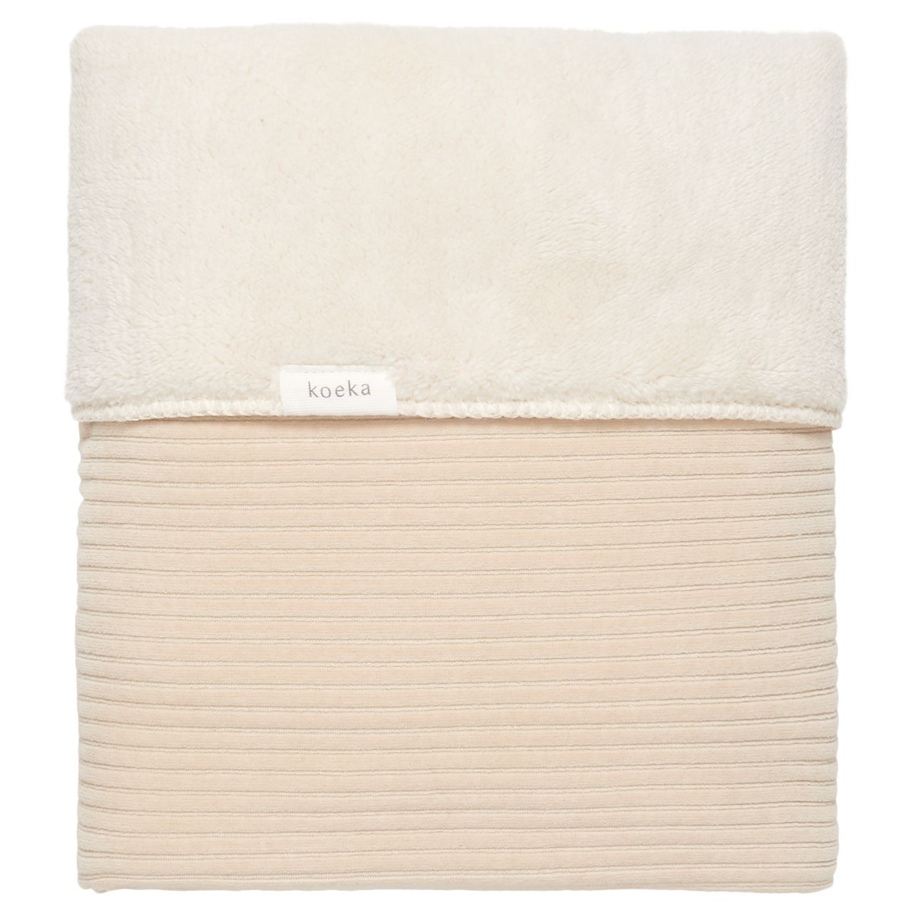 Koeka Eenpersoonsdeken Teddy Vik sand