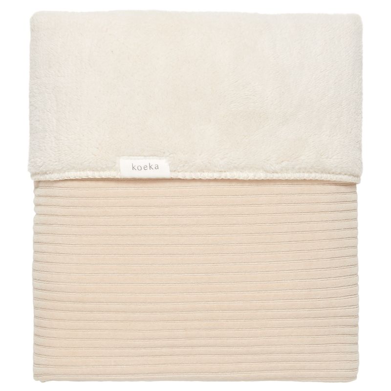 Koeka Eenpersoonsdeken Teddy Vik sand