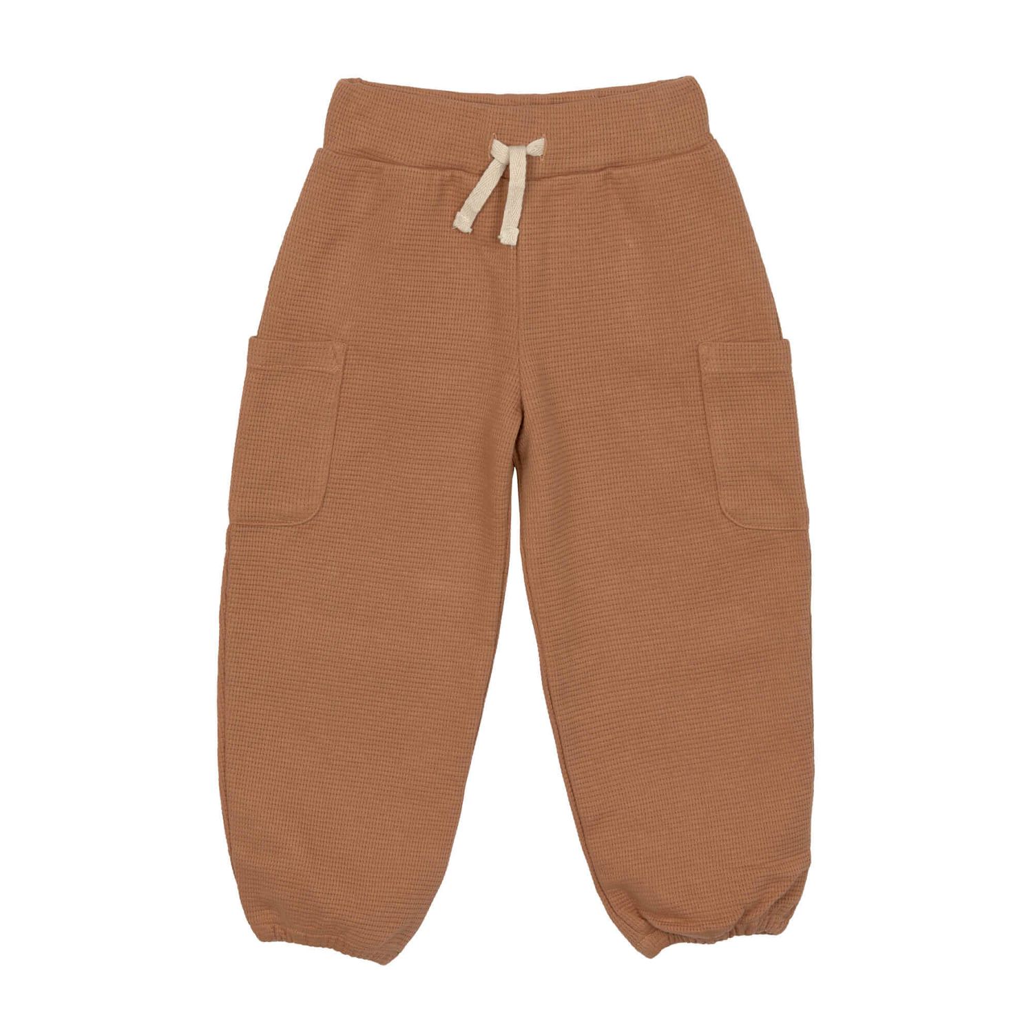 Cargobroek Kinderen - Biologisch Katoen, Little Gang, Karamel 98/104
