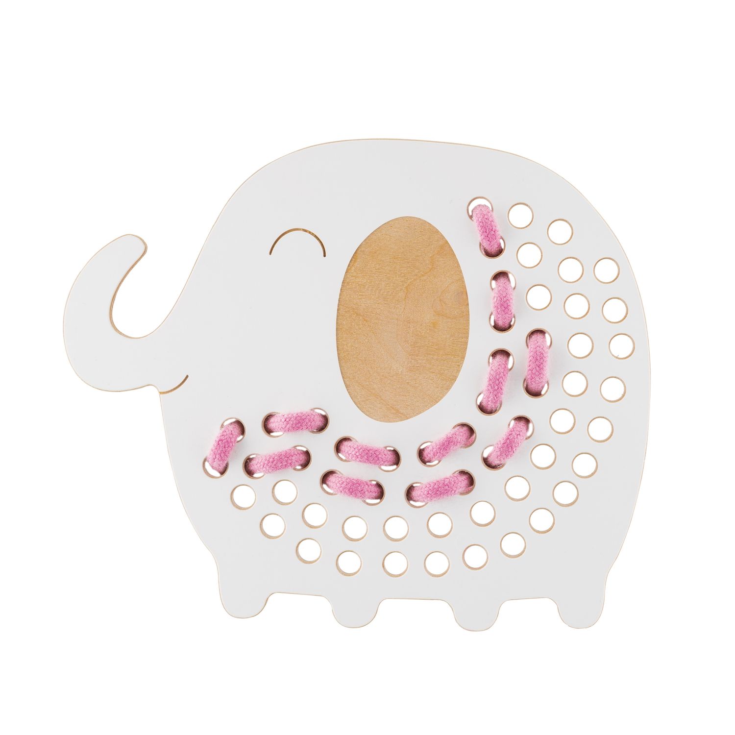 Milin Lacing Toy Oliver The Elephant
