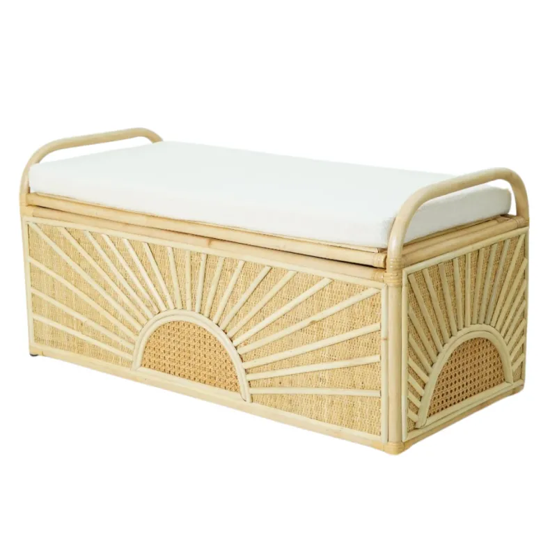 Coko&#39;s Sun rotan speelgoedkist
