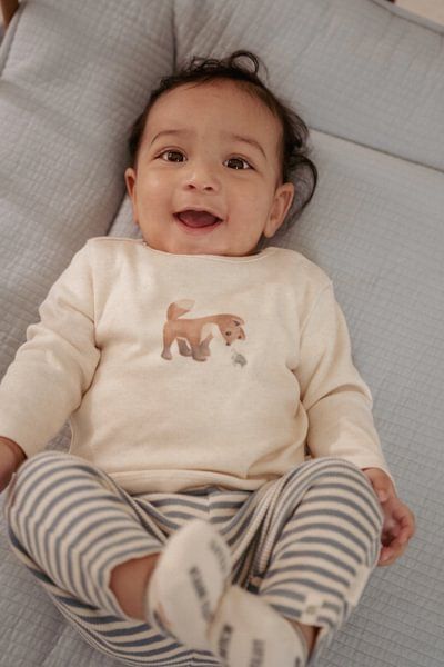 Little dutch T-shirt lange mouw Sand melee