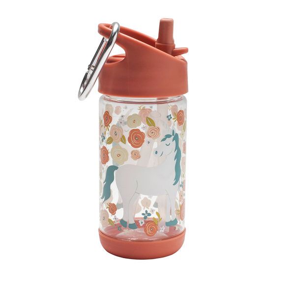 Flip &amp; Sip clear Tritan drinking bottle Unicorn