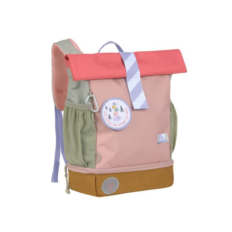Lässig Mini Rolltop Rugzak - Sunny Explorer Rose/groen