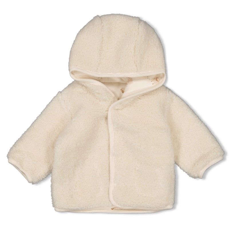 Omkeerbaar teddy jasje met capuchon - Sleepy Sheepy