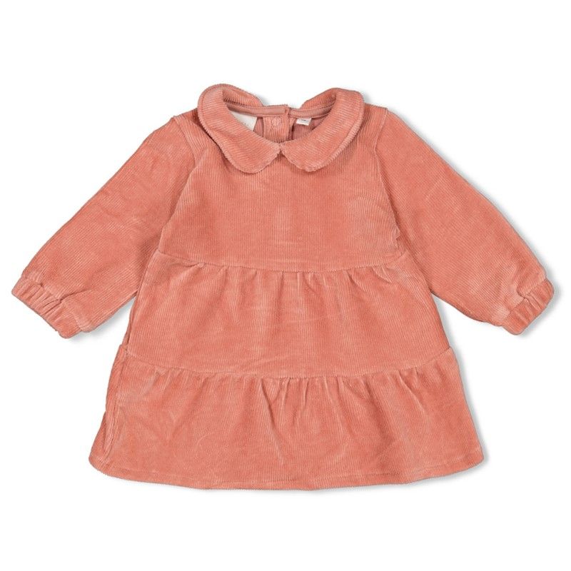 Jurk velours rib - Woodland Bloom