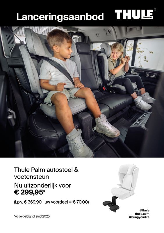 Thule Palm autostoel en voetsteun