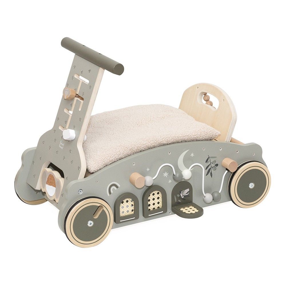 3-in-1 Rocker, Walker &amp; Car - Olive Green