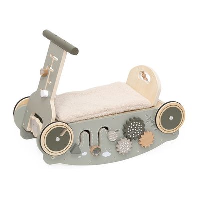 3-in-1 Rocker, Walker &amp; Car - Olive Green