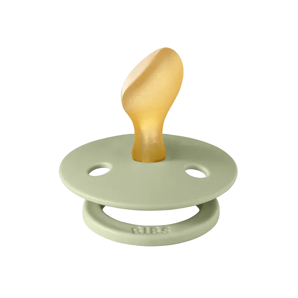 Colour Pacifiers Anatomical  2 Pack - Ivory/Sage-Blue/Petrol