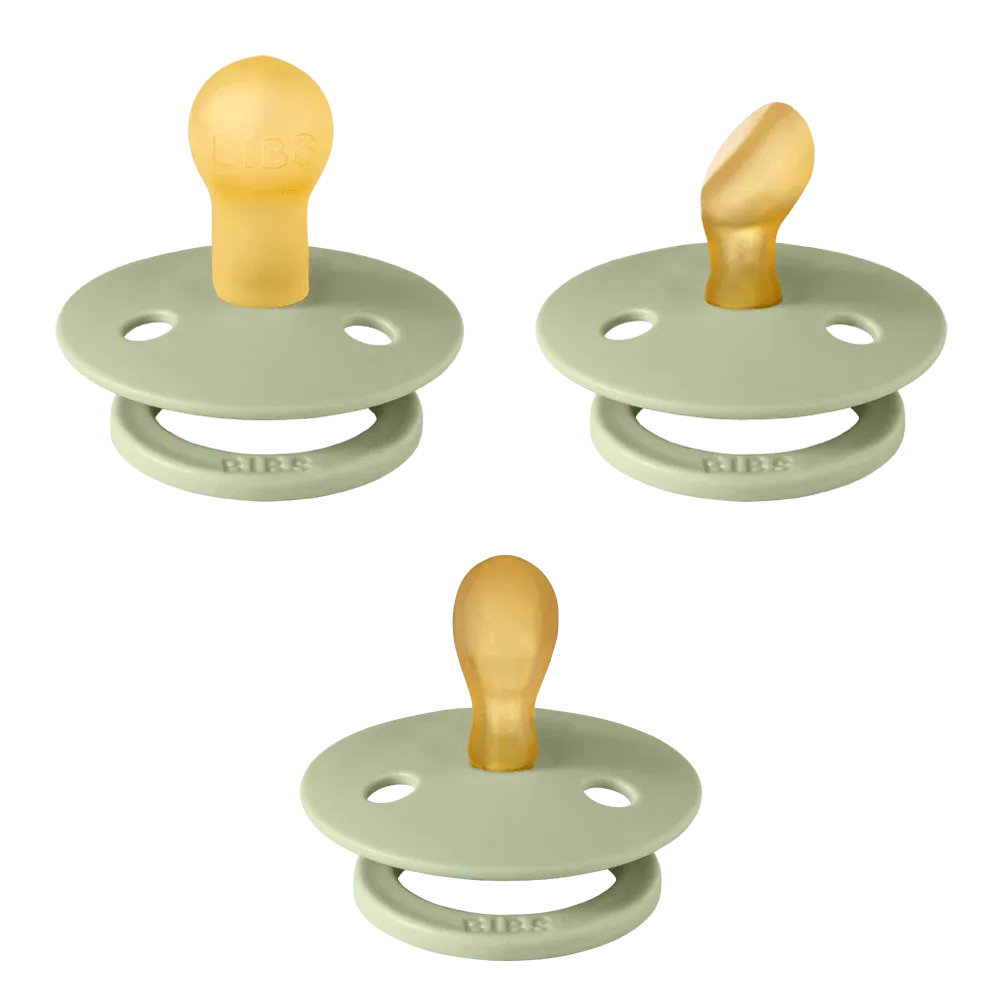 Nieuwe babyfopspenen Try-It collectie 3-pack - Salie