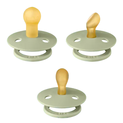 Nieuwe babyfopspenen Try-It collectie 3-pack - Salie