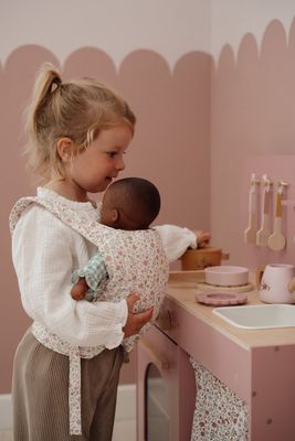 Poppendraagzak – Meerkleurig – Essentials – Soft Flowers