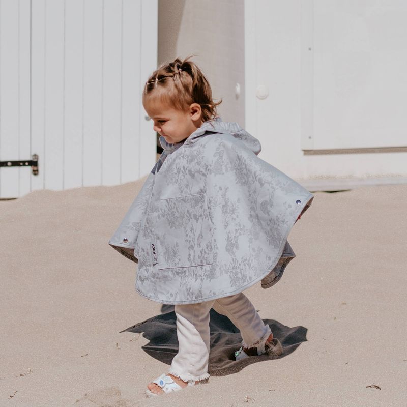 Aeromoov Regen poncho  Bunny Grey / Checker / Chevron